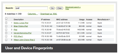 User and Device Fingerprints